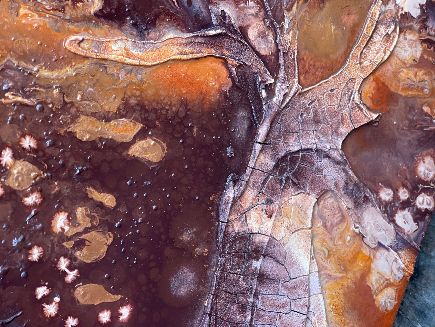 Mini abstract tree art - elm spread