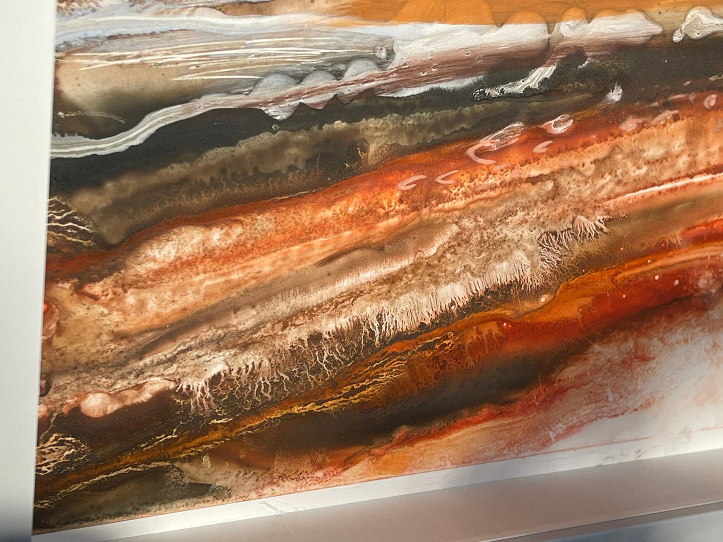 Beach abstract art - tidal glow