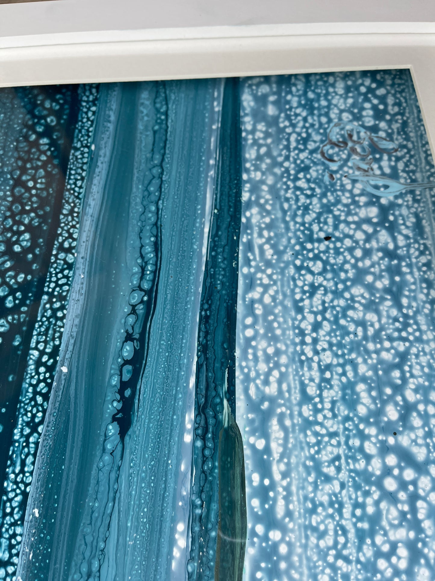 Seascape abstract art - reflection