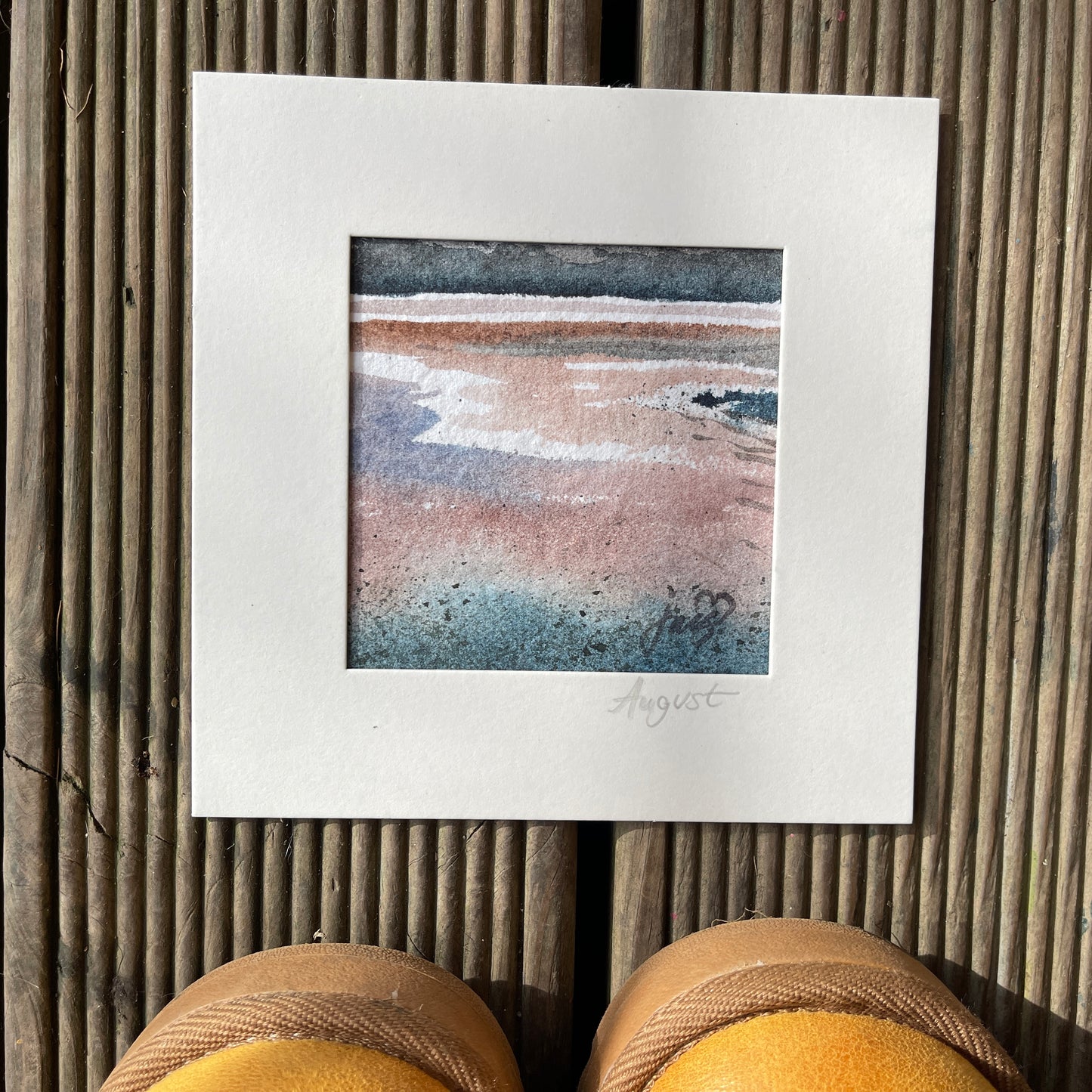 Jacs Waggett - watercolour art - August - Jacs Waggett