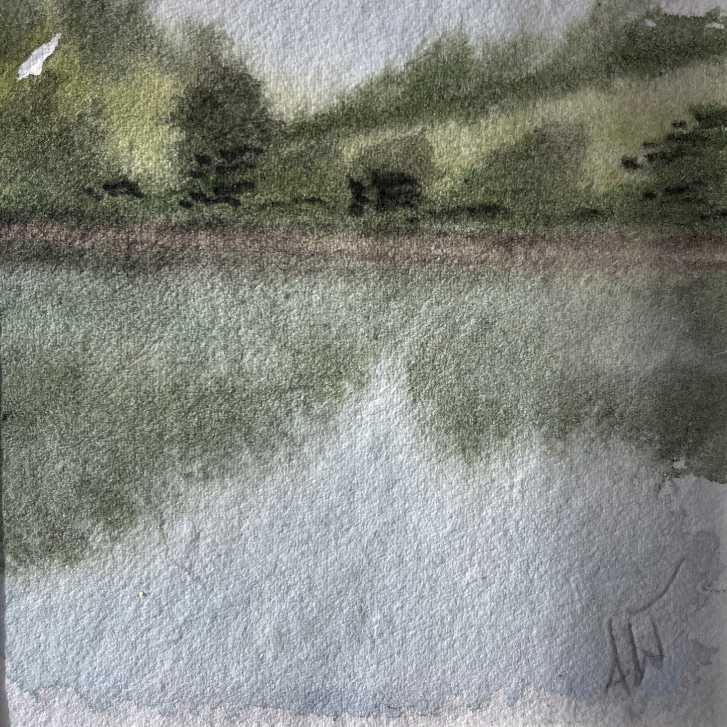 Jacs Waggett - tree painting watercolour - April - Jacs Waggett