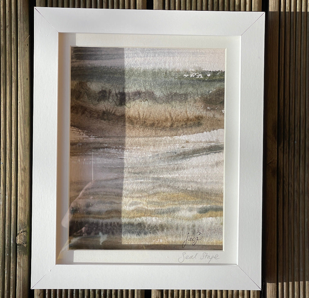 Jacs Waggett - watercolour river art - Seal Stage - Jacs Waggett