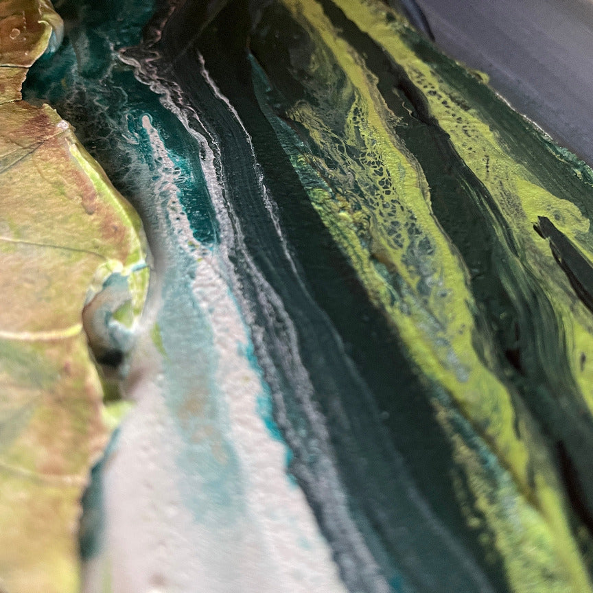 Aqua Glide - tranquil art where river meets sea