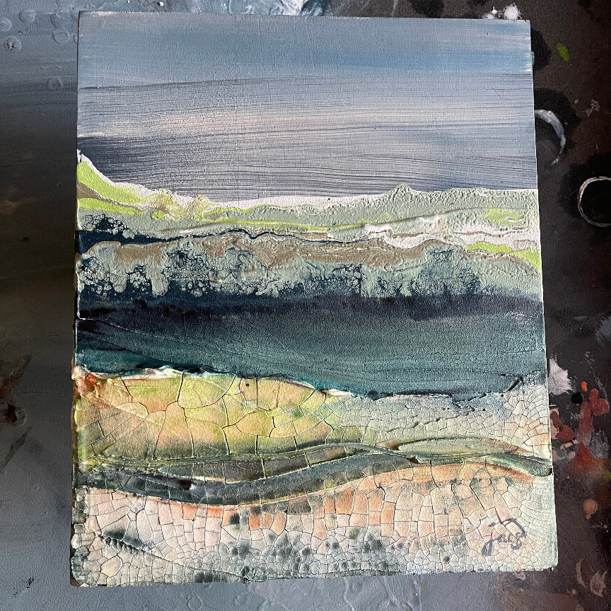 Lichen Swell - tranquil landscape of water (S)