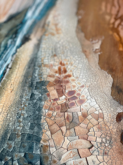 Putsborough beach Devon abstract sea art - sandy soul