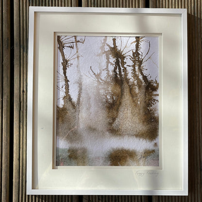 Jacs Waggett - abstract tree art - foggy feeling - Jacs Waggett