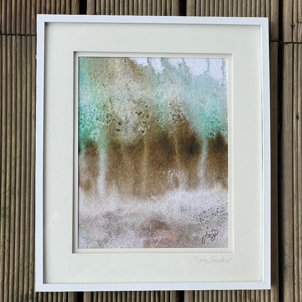 Jacs Waggett - beach landscape art- Misty Shadow - Jacs Waggett