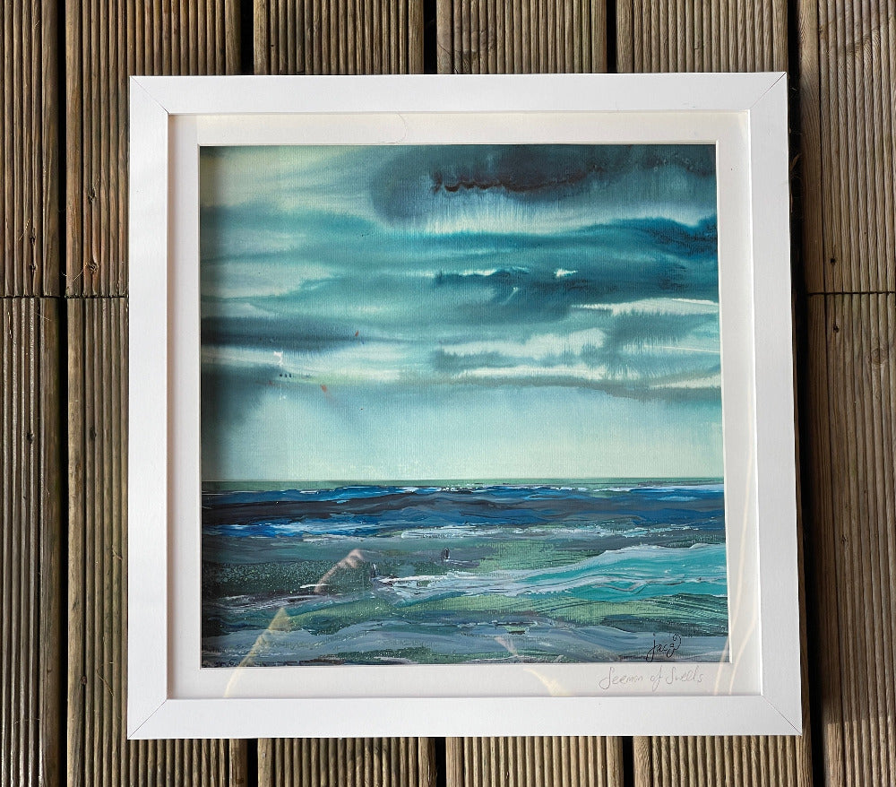 Jacs Waggett - beach landscape art- Sermon of Swells - Jacs Waggett