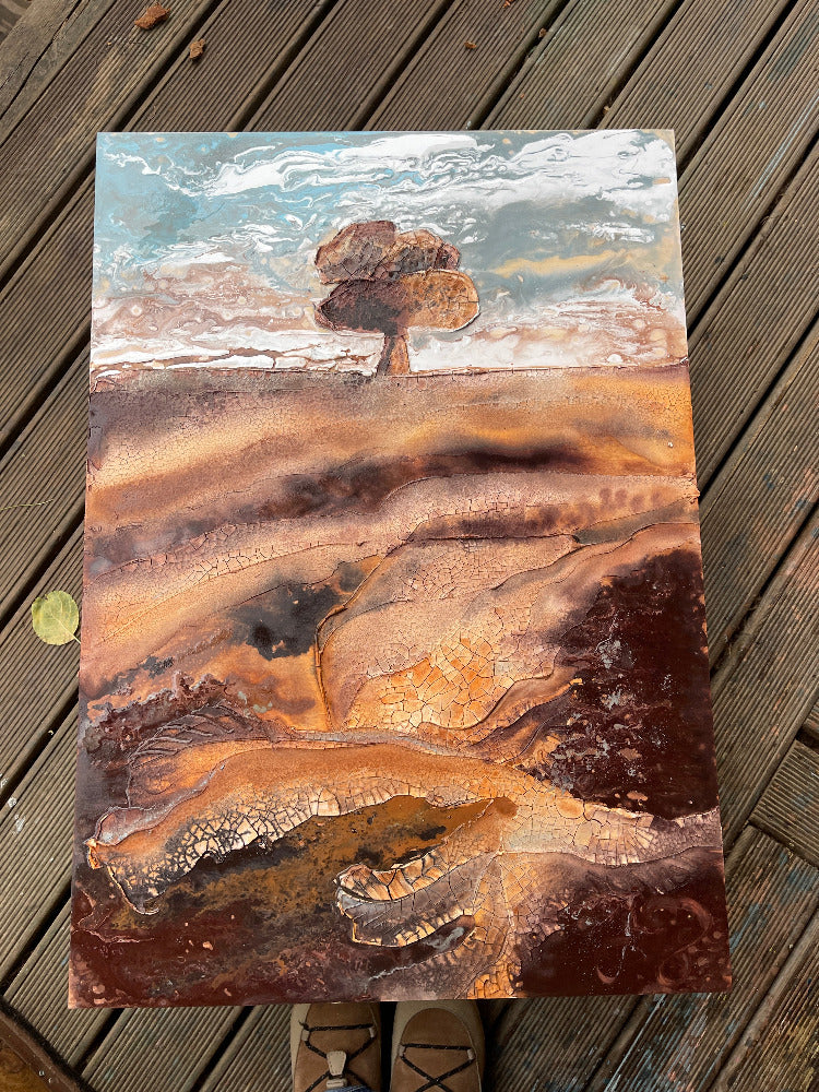 jacs waggett art trees burnished bracken