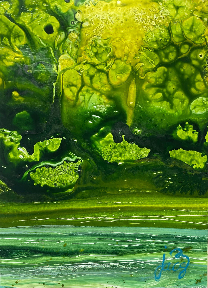 jacs waggett river dart cornfield flow greens and turquoise acrylic main