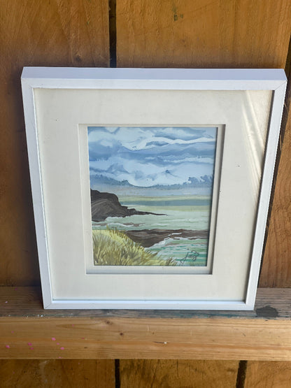 jacs waggett watercolour edge of the wild on wall